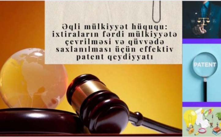 Biznes və menecment fakültəsində əqli mülkiyyət hüququ üzrə təlim keçirilib